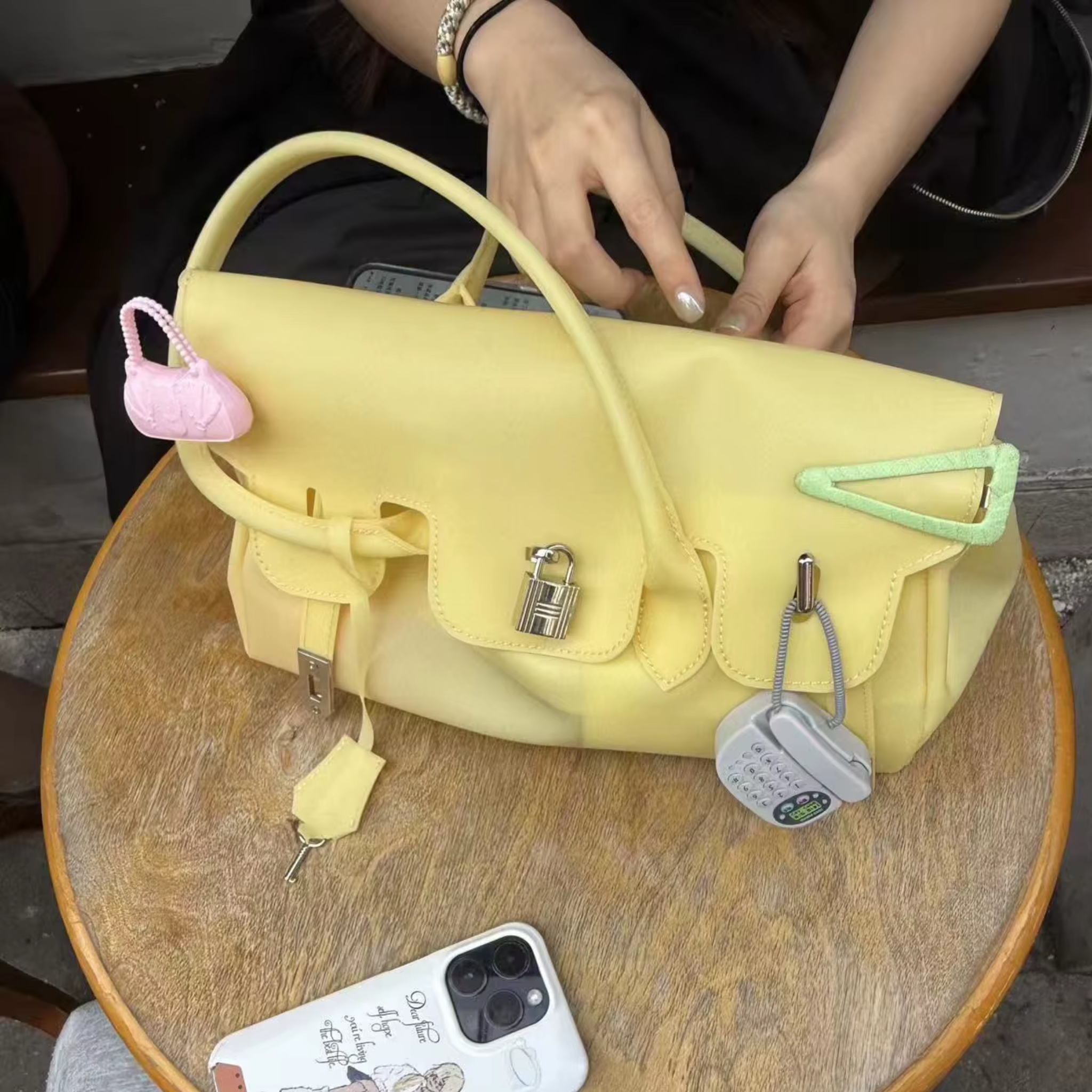 BUTTER - Jelly Firkin Bag - Viral Silicone Tote | Butter Yellow, Waterproof & Y2K Aesthetic